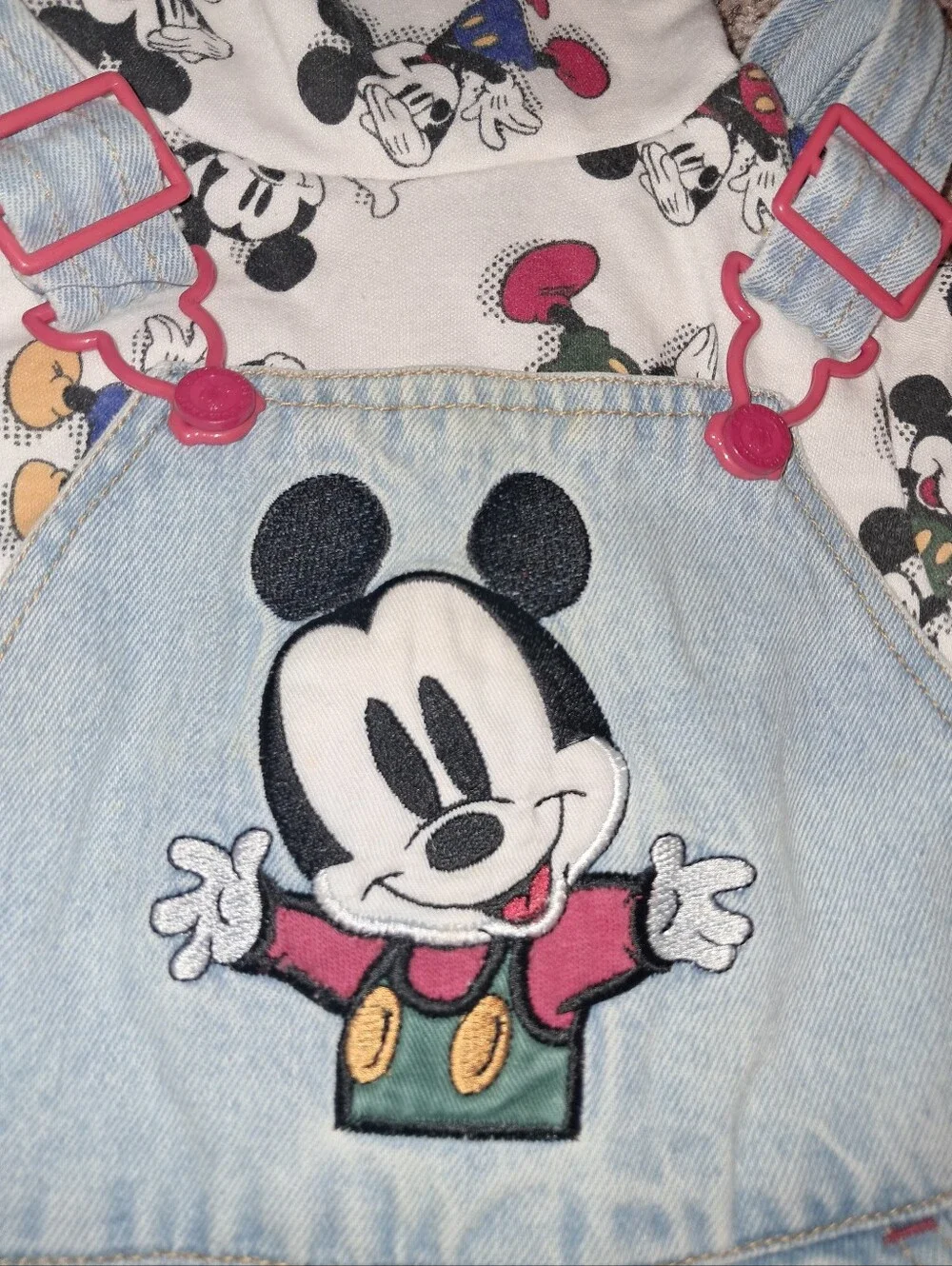 Vintage Disney brand Little boys or girls overall and top set, 24 months and 3t